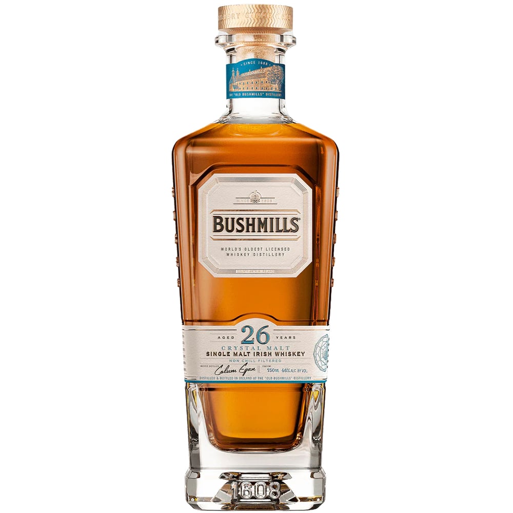 Bushmills 26 Year Crystal Malt Single Malt Irish Whiskey