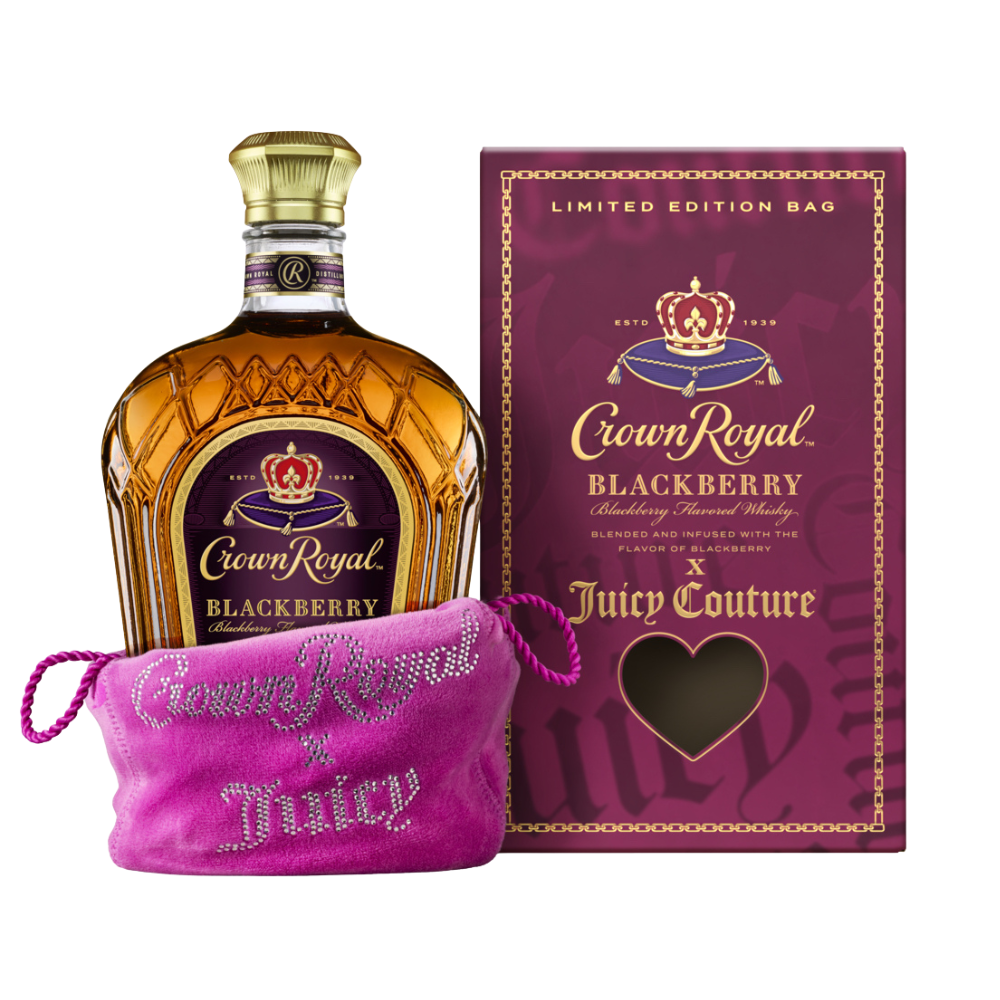 Crown Royal Blackberry X Juicy Couture Canadian Whisky 750mL