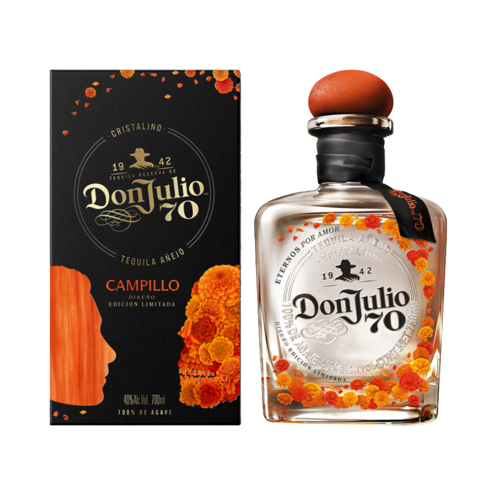 Don Julio 70th Anniversary Día de los Muertos 2026 Añejo Claro Tequila 750mL