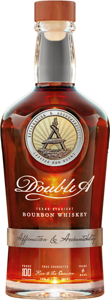 Double A Texas Straight Bourbon Whiskey 100 Proof 750ml