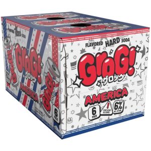 Grog! 'America' Flavored Hard Soda 6-Pack