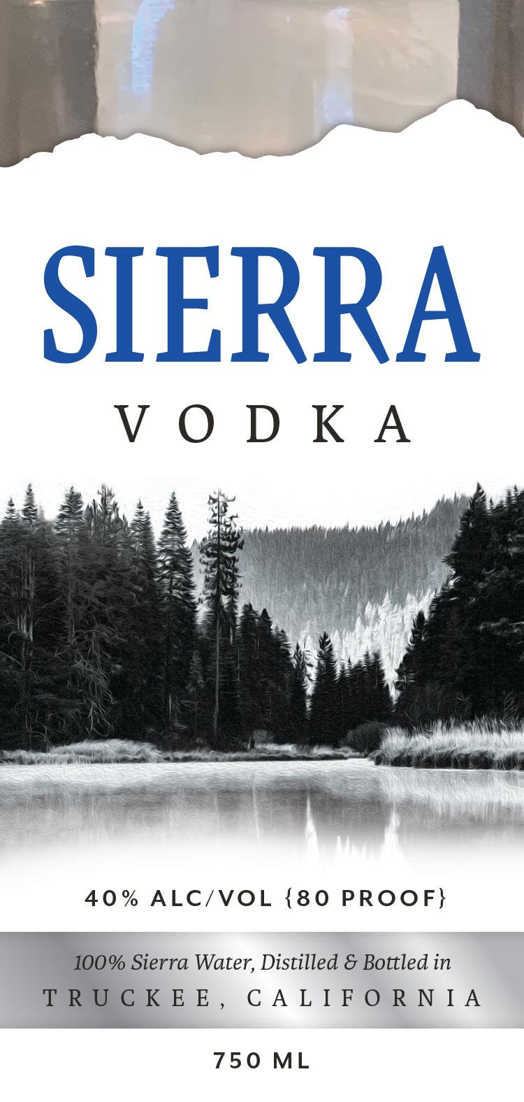 Old Trestle Sierra Vodka 750mL