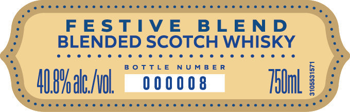 Johnnie Walker Blue Label Festive Blend Limited Edition 750mL - Image 5